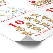 クリスマスの12日完了 ポスター (角)