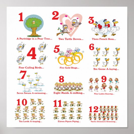 クリスマスの12日完了 ポスター (正面)