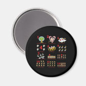 クリスマスの12日完了 マグネット (正面/裏面)