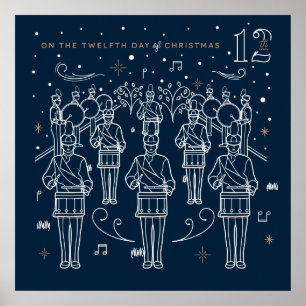 クリスマスの12日目のポスター24x24 ポスター