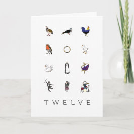 クリスマスの12日間のカード シーズンカード