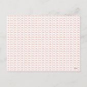 クリスマスの12日間の手紙 シーズンポストカード (裏面)