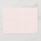 クリスマスの12日間の手紙 シーズンポストカード (裏面)