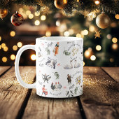 クリスマスの12日間 ビンテージ コーヒーマグカップ