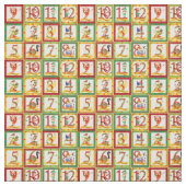 クリスマスの12日間 ファブリック (見本)