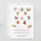 クリスマスの12日間 | ホリデーパーティーのご招待 (正面)