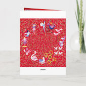 クリスマスの12日 シーズンカード (裏面)