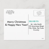 クリスマスの12日 シーズンポストカード (裏面)