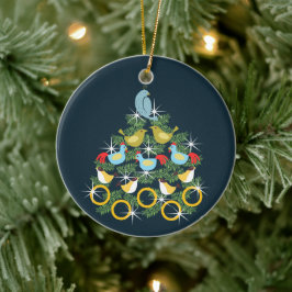 クリスマスの12日 セラミックオーナメント