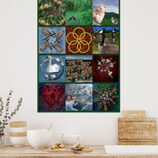 クリスマスの12日 – ポスター (キッチン)