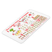 クリスマスの12日 マグネット (左側)