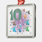 クリスマスの12日 メタルオーナメント (左)