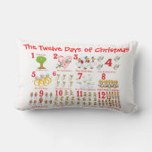 クリスマスの12日 ランバークッション (裏面)