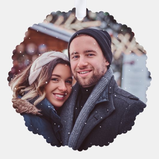 クリスマスの12日 |休日の写真 オーナメントカード (裏面)