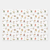 クリスマスの12日 |休日 ラッピングペーパーシート (正面)