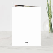 クリスマスの12日 |図解入りの、写真付きの休日 箔シーズンカード (裏面)