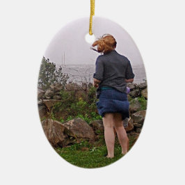 クリスマスの2011年のハリケーンアイリーン セラミックオーナメント