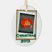 クリスマスの2013年の小妖精や小人のオーナメント セラミックオーナメント (右)