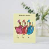 クリスマスの3日目(3つのヘフランスのン)はがき シーズンポストカード (スタンド正面)