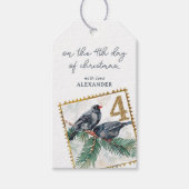 クリスマスの4日目 ギフトタグ (正面)