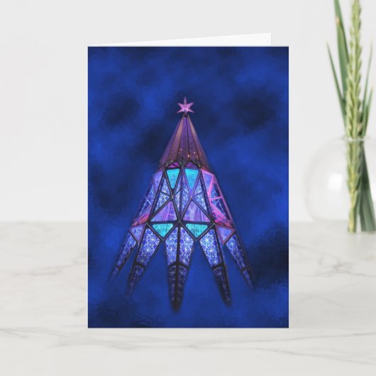 クリスマスの5月の幸福の白熱 シーズンカード (正面)