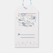 クリスマスの6日目/クリスマスプレゼントラベル ギフトタグ (裏面)