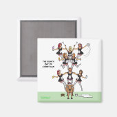 クリスマスの8日目（エイチメイドa搾乳）マグネット マグネット (正面/裏面)