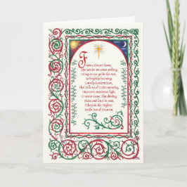 クリスマスの~の美しい東の星の挨拶状 シーズンカード