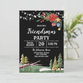 クリスマスの「フレンドサス」パーティー 招待状 (スタンド正面)