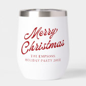 クリスマスの「ボトムズアップ」サンタの煙突 楽しいホリデー (背面)