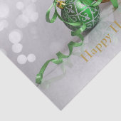 クリスマスの《写真》ぼけ味のクリスマスの球 薄葉紙 (詳細)