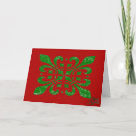 クリスマスの（紋章の）フラ・ダ・リ シーズンカード
