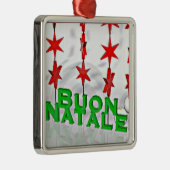 クリスマスの「飾り」の「ブーン・ナターレ」の装飾 メタルオーナメント (右)