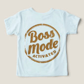 クリスマスの Bella+Canvas 子供用Tシャツ (デザイン裏面)