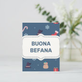 クリスマスのbuona Befana シーズンポストカード (スタンド正面)