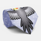 クリスマスのCockatiel ネクタイ (ロール)