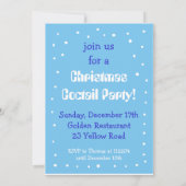 クリスマスのCoctailのパーティの招待状 招待状 (裏面)