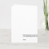 クリスマスのCoton De Tulear シーズンカード (裏面)