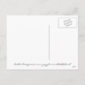 クリスマスのFastpitchのソフトボールの郵便はがき シーズンポストカード (裏面)