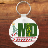 クリスマスのGASTROENTEROLOGIST キーホルダー (正面)
