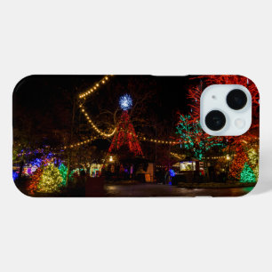 クリスマスのiPhoneケースのために点灯 iPhone 15ケース