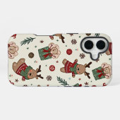 クリスマスのiPhone 16ケース iPhone 16ケース (裏面横)
