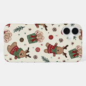 クリスマスのiPhone 16 Plusケース iPhoneケース (裏面横)