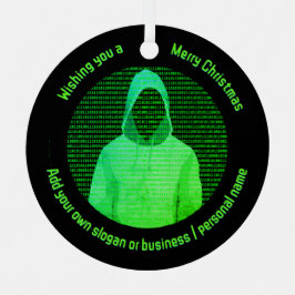 クリスマスのITセキュリティ – 安全なプロモーションを実現 メタルオーナメント