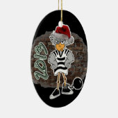 クリスマスのJailbirdのオーナメント セラミックオーナメント (右)