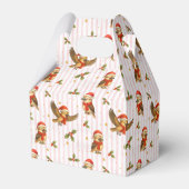 クリスマスのKookaburra水彩色 フェイバーボックス (裏面サイド)