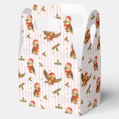 クリスマスのKookaburra水彩色 フェイバーボックス (オープン)