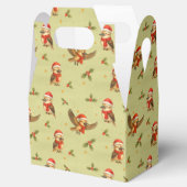 クリスマスのKookaburra水彩色 フェイバーボックス (オープン)