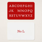 クリスマスのLなし (正面&裏面)