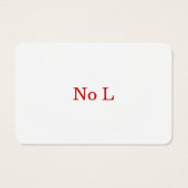 クリスマスのLなし (裏面)